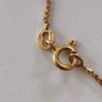 18 k / ct Gold Chain / Necklace with Pendant Queen Nefertiti Image 4