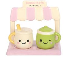 Kawaii Latte Salt and Pepper Shakers