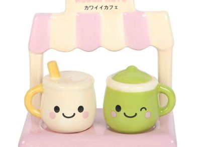 Kawaii Latte Salt and Pepper Shakers