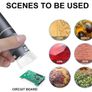 4K WiFi Microscope for iPhone Android PC, 50-1000X USB Digital Microscope Wireless Super HD Endoscope Camera Compatible with All Cellphones iPad Android Tablet Windows Mac Image 4