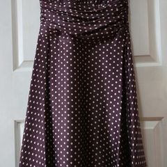 Coast halterneck dress - size 10 - polka dots