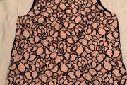 Dressy Top Size 16 Floral lace effect in perfect condition