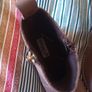 Dubarrys taupe ankle boots with gold decorative zip Image 10