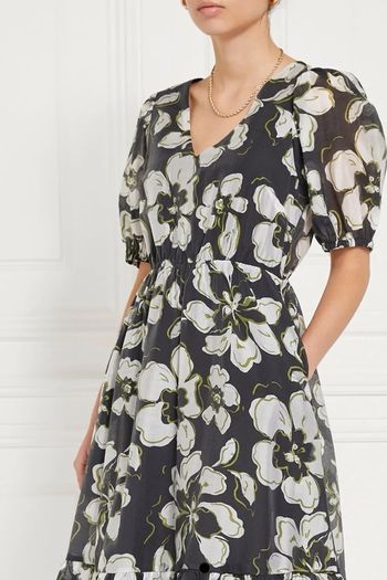 BNWT - Gallery V-Neck Floral Midi Dress UK10