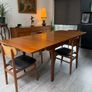 Mid Century Extendable Dining Table Image 2