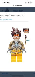 lego Overwatch Tracer minifigure
