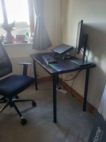 Black Ikea Desk