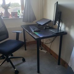 Black Ikea Desk