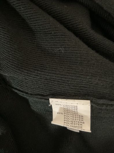 jumper Bnwt black occasion piece jumper with fur panels large /xl
