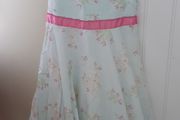 Beautiful summer dress and short sleeved cardigan.