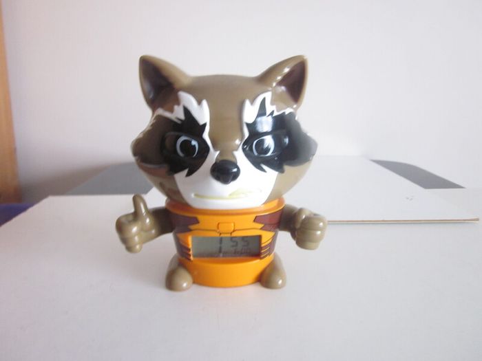 BulbBotz Guardians of the Galaxy Rocket Racoon Clock