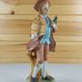 Victorian Man With Bird And Cage Figurine Vintage Image 7
