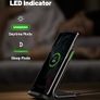 Wireless Charger 2-Pack, Qi-Certified 15W Fast Wireless Charger Stand with Sleep-friendly Adaptive Light Compatible with iPhone 13 12 11 Pro X 8 Plus Samsung Galaxy S21 S20 Note Huawei Xiaomi etc Image 3