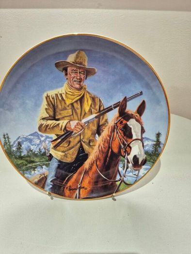 Vintage John Wayne "High Country" Franklin Mint Collector's Plate Limited Edition