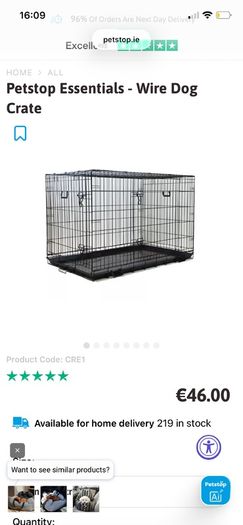 Dog Crate size small