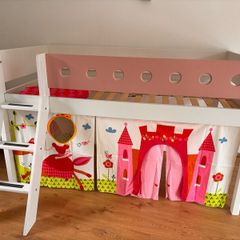 Flexa High Bed with ladder & safety rail