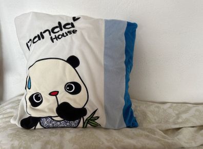 Panda House Cushion Cover