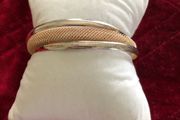 sterling silver torc bracelet bangle