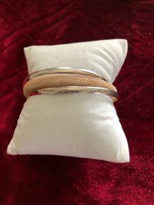 sterling silver torc bracelet bangle