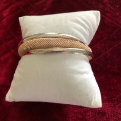 sterling silver torc bracelet bangle