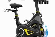 Exercise Bike for Home Use, Quiet Indoor Spin Bike with LED Display for Workout &amp; Cardio, Magnetic Resistance Stationary Bike, APP Compatible, 350LB Weight Capacity
