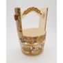 Antique Japanese Meiji Satsuma Bucket Vase / Ornament, Circa 1870 Image 3