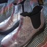 Dr Martens Silver 2976 Junior Leather Chelsea Boots , Size Eu 33, Uk 1 Image 3