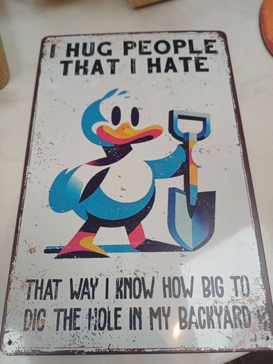 New metal signs 10 euro each small 7 euro each
