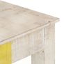 Console Table White 115x35x77 cm Rough Mango Wood Image 4