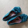 Turquoise Irregular Choice heels, size 6 Image 5