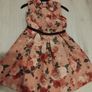 Yumi pink floral Dress size 9-10 Image 4
