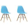 3 Piece Dining Set Plastic Blue Image 6