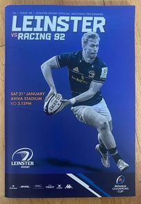 2023 Leinster v Racing 92 - Heineken Champions Cup Programme
