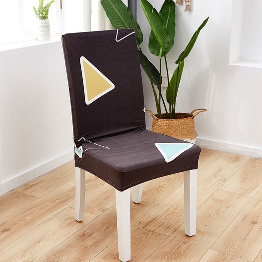 Removable Elastic Stretch Slipcovers Short Dining Room Chair Seat Cover Protect