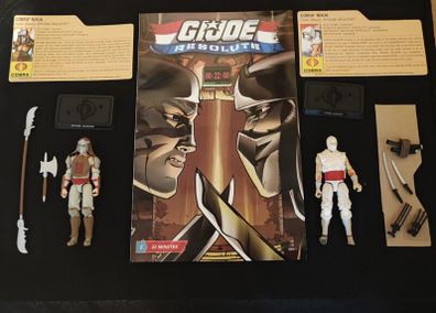 GI JOE - BOTH Resolute Storm Shadows and comic