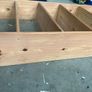 Pine wooden bookcase Image 2