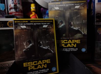 Escape Plan ! 3D Lenticular Slipcase Cover ! DVD ! 2014 ! Sylwester Stallone ! Arnold Schwarzenegger !