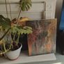 Large Original Abstract Painting Gold Bronze Green Celtic Landscape Art Irish Contemporary Art Image 2