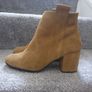 Selected Femme Leather Ankle Boots Size Uk 7 ( Eu 40) Image 9