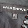 WAREHOUSE Genuine Leather Black Biker Jacket - Sz 10 UK - Rrp 210 (New) Image 2