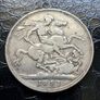 1891 United Kingdom 1 Silver Crown - Victoria 2nd portrait coin Image 5