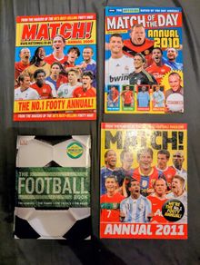Football Books Bundle , MATCH Annuals