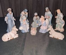 Christmas Nativity porcelain set