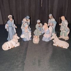 Christmas Nativity porcelain set