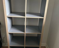 Grey IKEA Kallax Unit