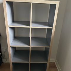 Grey IKEA Kallax Unit