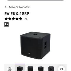 Electro-Voice EKX-18SP 18" Active PA Subwoofer