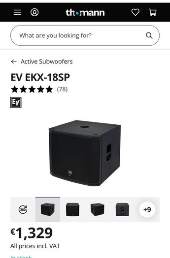 Electro-Voice EKX-18SP 18" Active PA Subwoofer