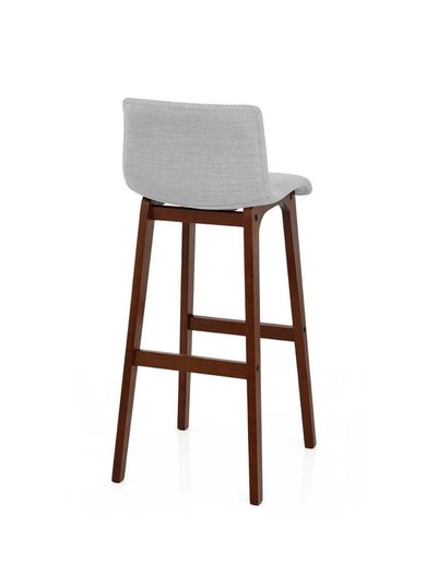 3 Modern Grey Kitchen Stools