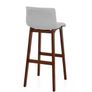 3 Modern Grey Kitchen Stools Image 7